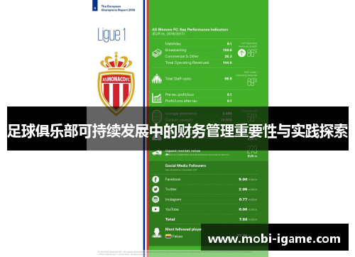 足球俱乐部可持续发展中的财务管理重要性与实践探索 足球俱乐部可持续发展中的财务管理重要性与实践探索