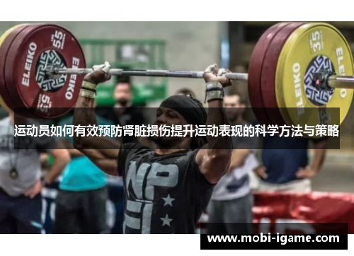运动员如何有效预防肾脏损伤提升运动表现的科学方法与策略