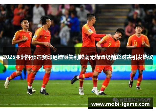 2025亚洲杯预选赛印尼遗憾失利越南无缘晋级精彩对决引发热议